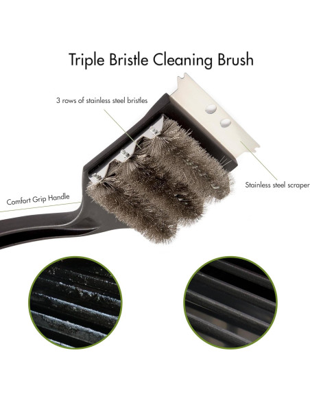 Cepillo de limpieza Cuisinart CCB-100 45,72 cm acero inoxidable