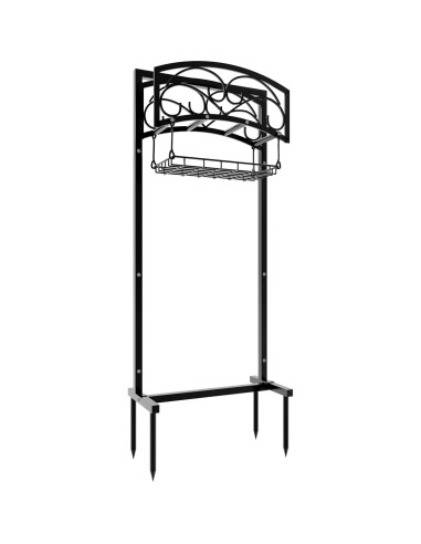 Soporte para Manguera de Jardín Fire Beauty, Acero, 54.86m