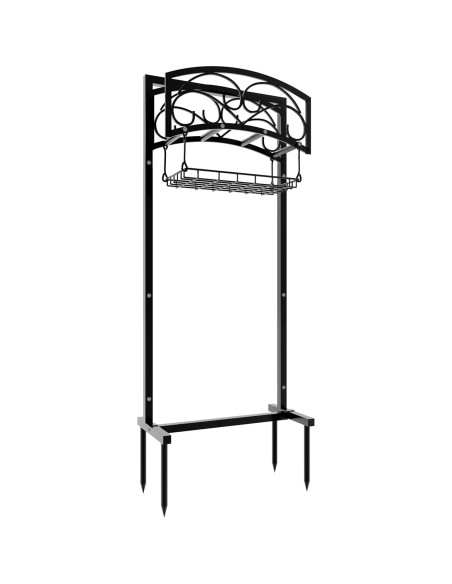 Soporte para Manguera de Jardín Fire Beauty, Acero, 54.86m