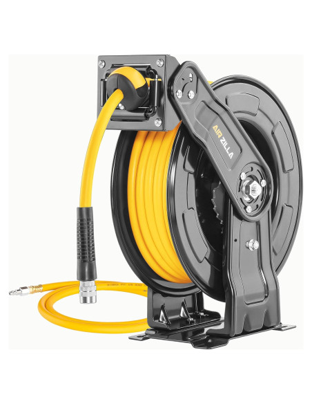 Carrete de Manguera de Aire Retráctil AIRZILLA 19,81 m Doble Brazo