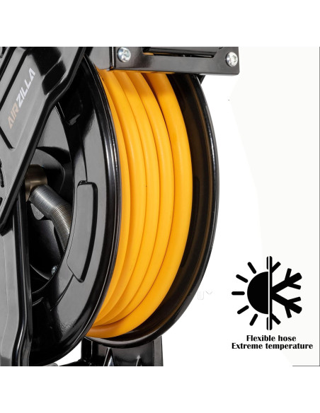 Carrete de Manguera de Aire Retráctil AIRZILLA 19,81 m Doble Brazo