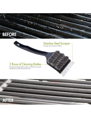 Cepillo de limpieza Cuisinart CCB-100 45,72 cm acero inoxidable