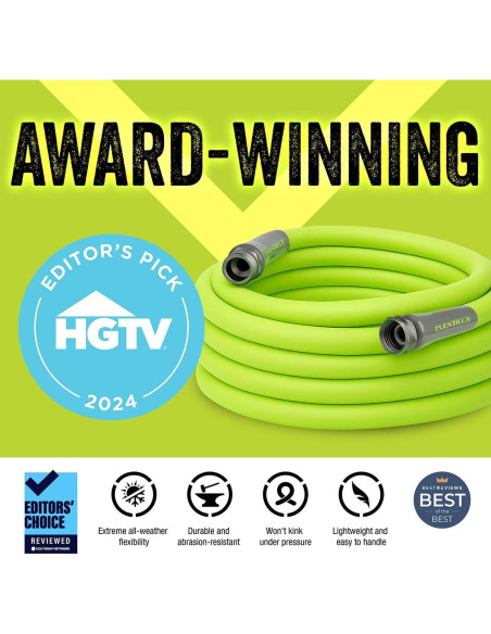 Manguera de Jardín Flexzilla 0.91m Ligera y Flexible para Todo Clima
