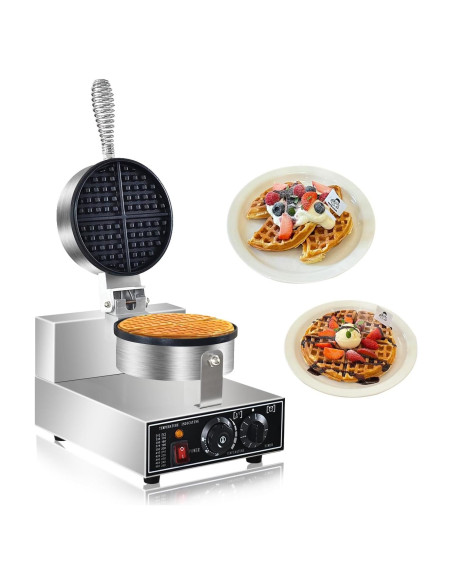 Máquina de Waffles Comercial AEYDJXMER 1300W No Pegajosa