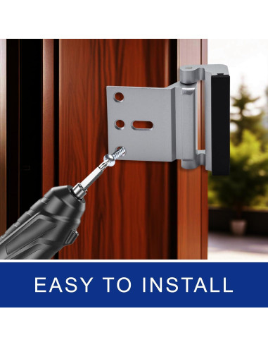 Cerradura de Seguridad Kirphealy para Puerta - 2 Paquete, Soporta 362kg