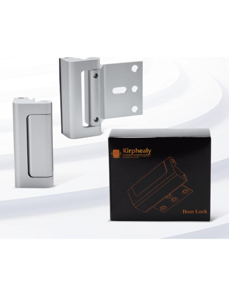 Cerradura de Seguridad Kirphealy para Puerta - 2 Paquete, Soporta 362kg