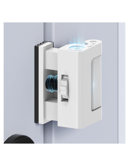 Cerradura de refuerzo portátil Mixizigoz blanca - 363 kg Cerradura de refuerzo portátil Mixizigoz blanca - 363 kg