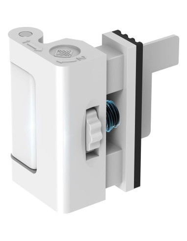 Cerradura de refuerzo portátil Mixizigoz blanca - 363 kg