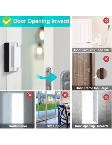 Cerradura de Refuerzo CRANACH para Puerta Principal - 2 Unidades
