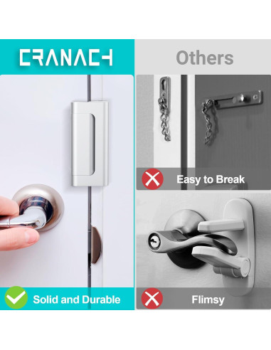 Cerradura de Refuerzo CRANACH para Puerta Principal - 2 Unidades