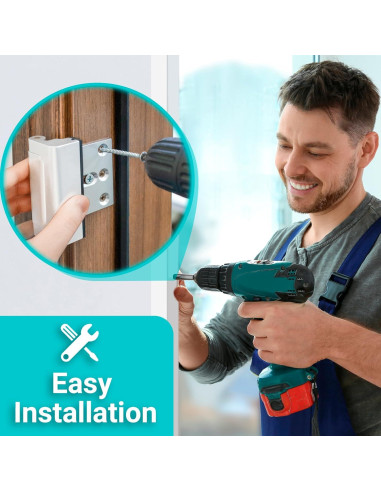 Cerradura de Refuerzo CRANACH para Puerta Principal - 2 Unidades