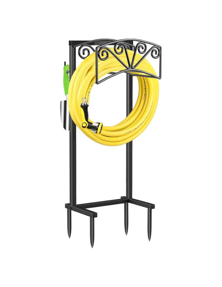 Soporte para Manguera de Jardín TomCare Metal 4 Picos 150 PIES