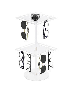 Organizador de Gafas de Sol DAECHAO Acrílico Transparente 24 Pares