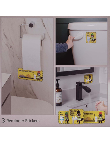 Gráfico de Entrenamiento para el Baño Putska con Calcomanías