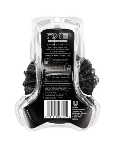 Exfoliador Ducha AXE Doble Cara para Hombres - Suaviza Piel