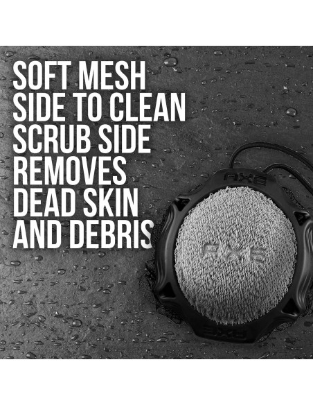 Exfoliador Ducha AXE Doble Cara para Hombres - Suaviza Piel Exfoliador Ducha AXE Doble Cara para Hombres - Suaviza Piel