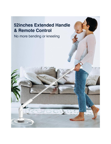 Limpiador Eléctrico Leebein YMG-820 con Control Remoto y 8 Cabezas Limpiador Eléctrico Leebein YMG-820 con Control Remoto y 8 Cabezas