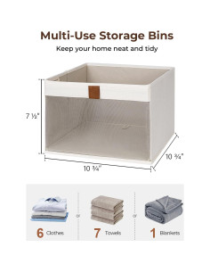Cajas de Almacenamiento StorageWorks 3 Piezas con Ventana Beige 2
