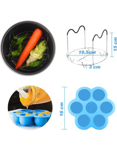 Juego de Moldes de Silicona para Huevos SONGZIMING 4 porciones 2