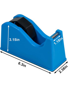 Dispensador de Cinta de Escritorio iHomecooker Azul 1" y 3" 2