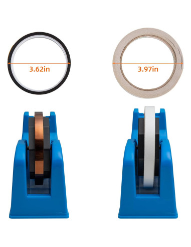 Dispensador de Cinta de Escritorio iHomecooker Azul 1" y 3"