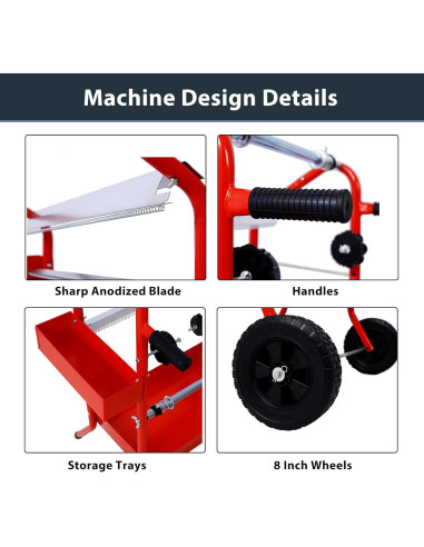 Máquina de Papel de Enmascarar Nanberone 45.72 cm con Almacenamiento