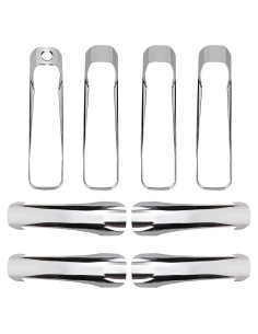 Cubiertas de Manijas de Puerta Cromo Tutor Auto para Dodge Ram 2009-2018