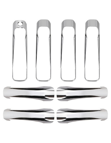 Cubiertas de Manijas de Puerta Cromo Tutor Auto para Dodge Ram 2009-2018