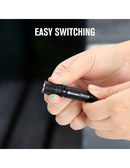 Linterna EDC OLIGHT i3E AAA 90 Lúmenes IPX8 con Clip