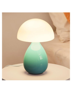 Lámpara de Hongo VanBoLon LED Regulable Azul 36.8x16.3cm