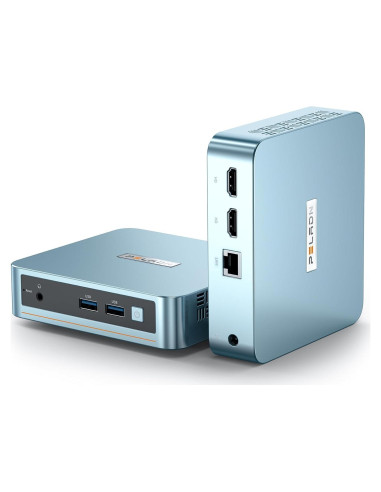 Mini PC PELADN WI-4 N5095, 8GB RAM, 256GB SSD, Doble Pantalla 4K
