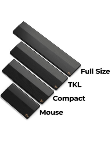 Reposamuñecas Ergonómico de Madera Glorious - Ónix Completo