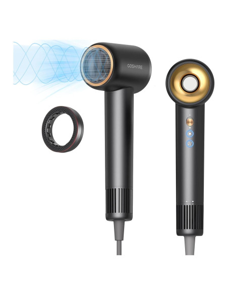 Secador de Pelo COSHARE HD10U-BK 800 Millones Iones Negativos