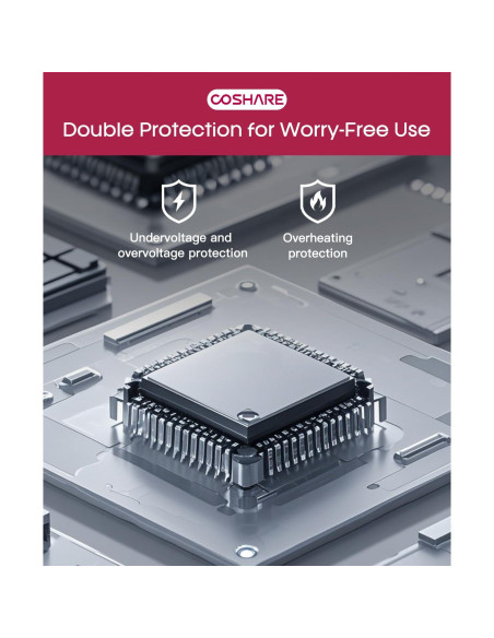 Secador de Pelo COSHARE HD10U-BK 800 Millones Iones Negativos