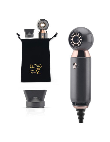 Secador de Pelo Profesional Wenzhou 800W Compacto Gris