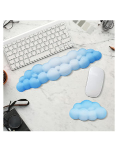 Reposamuñecas Ergonómico XHKDSYMC Nube 2 Piezas Espuma Viscoelástica