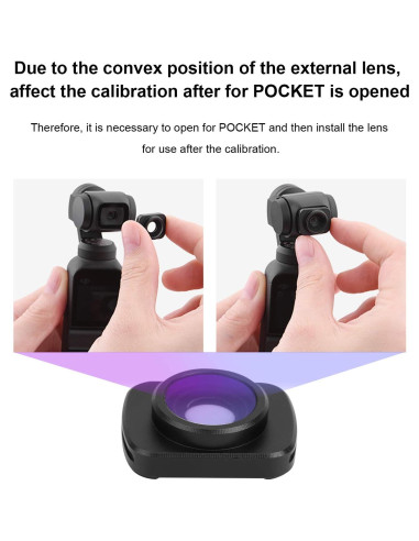 Lente Gran Angular Magnético para OSMO 1 2 - Yunseity