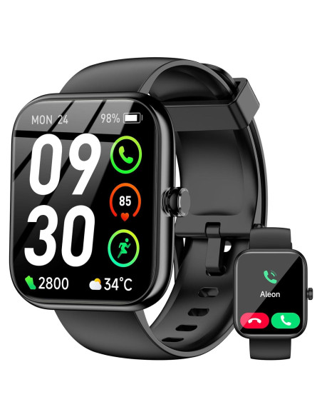 Reloj Inteligente BOOOMIC IDW25 con Alexa, Pantalla Táctil 4.65 cm