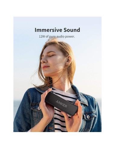 Altavoz Bluetooth Anker Soundcore 2 IPX7 12W 24h Reproducción