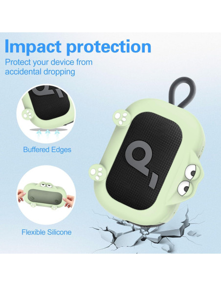 Funda de Silicona Verde para Altavoz Bluetooth Anker Soundcore Select 4 Go