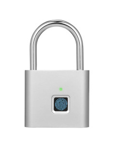 Candado de Huella Dactilar QEBIDUM Mini USB Recargable