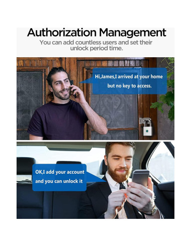 Candado Biométrico AICase con Huella Dactilar y Bluetooth