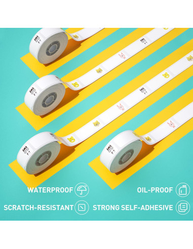 Papel para Impresora de Etiquetas NIIMBOT 12mm x 40mm 160 Unidades