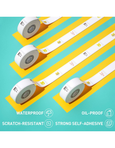 Papel para Impresora de Etiquetas NIIMBOT 12mm x 40mm 160 Unidades