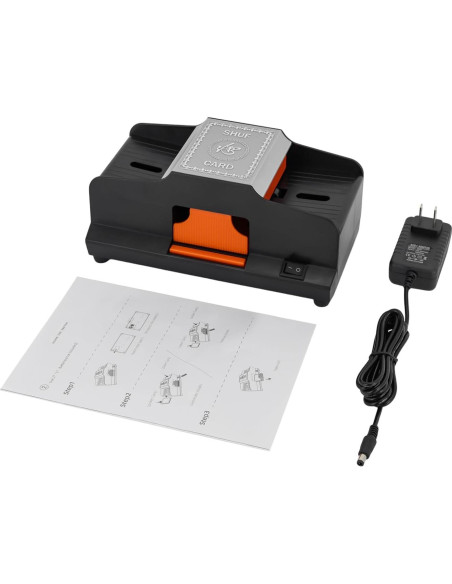 Barajador de Cartas Eléctrico LIAPDG Portátil 2 Barajas