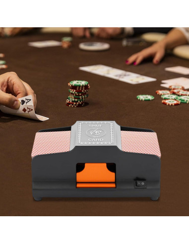 Barajador Automático de Cartas RibasuBB - 2 Barajas, USB