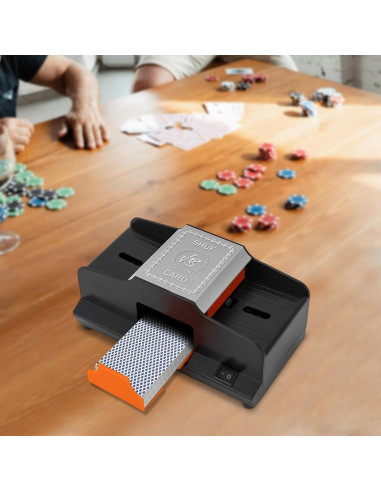 Barajador Automático de Cartas RibasuBB - 2 Barajas, USB