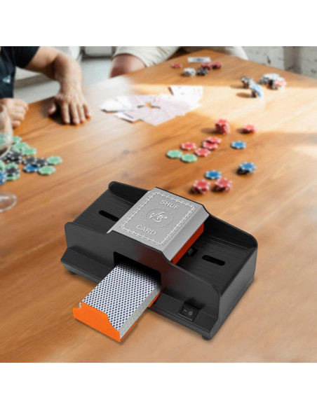 Barajador Automático de Cartas RibasuBB - 2 Barajas, USB