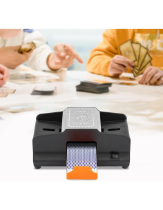 Barajador Automático de Cartas Lemoeyes Negro 2 Barajas 2