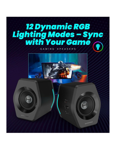Altavoces Edifier Hecate G2000 RGB 32W Bluetooth 5.1